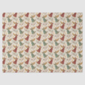 Vintage Christmas Angels Tissuepapier (Voorkant)