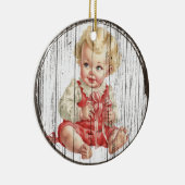 Vintage Christmas Baby Ornament (Rechts)