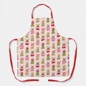 Vintage Christmas Bells Schort (Voorkant)