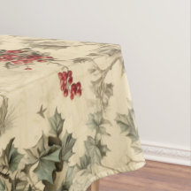 Vintage Christmas Blue Jay Red Mockingbird