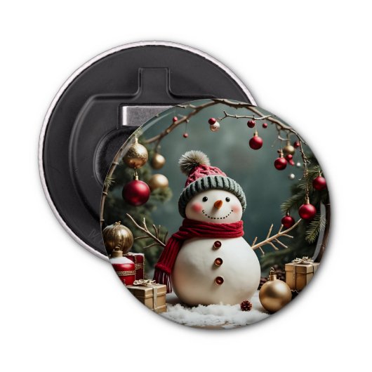 Vintage Christmas - Bottle Opener (Voorkant)