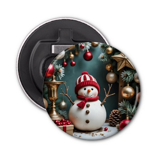 Vintage Christmas - Bottle Opener (Voorkant)