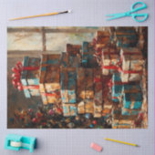 Vintage Christmas Cadeau Stack Decoupage Papier (Craft)