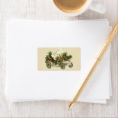 Vintage Christmas Car Gift Label Label (Insitu)