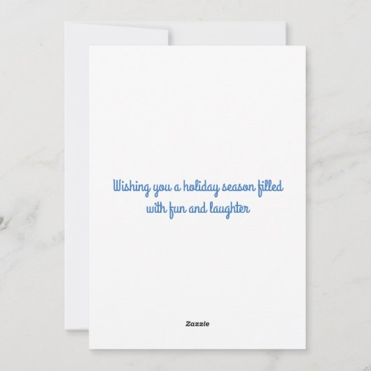 Vintage Christmas Card, Scottie Dogs Feestdagenkaart (Achterkant)