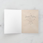 Vintage Christmas Cards Feestdagen Kaart (Binnen)