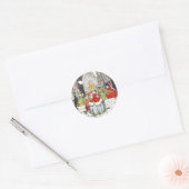 Vintage Christmas Caroler sticker (Envelop)