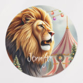 Vintage Christmas Circus Gift Labels (Design 2)