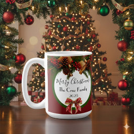 Vintage Christmas Coffee/Hot Cocoa Mug Koffiemok