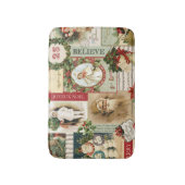 VINTAGE CHRISTMAS COLLAGE BADMAT (Voorkant Verticaal)