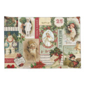 VINTAGE CHRISTMAS COLLAGE KUSSENSLOOP (Achterkant-Rechts)