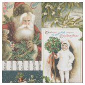 VINTAGE CHRISTMAS COLLAGE STOF (Close Up)