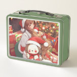Vintage Christmas Cookie Tin, Xmas Lunch Box<br><div class="desc">Stap in de betoverende wereld van weleer met ons nostalgische vakantiekoekjesblik, een feestelijke mix van traditie en zoetheid die de geest van een ouderwets kerstfeest vastlegt. Dit prachtig vervaardigde blik bevat niet alleen een assortiment heerlijke koekjes, maar brengt je ook naar een tijd waarin de magie van het seizoen werd...</div>