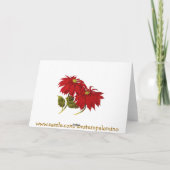 Vintage Christmas Country Boerderij Scene Kaart (Achterkant)