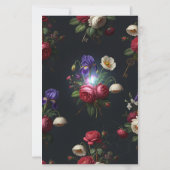 Vintage Christmas Deer Decoupage Art (Achterkant)