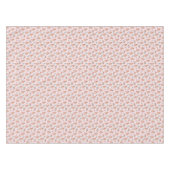 Vintage Christmas Deer en Mushroom huizen patroon Tafelkleed (Voorkant (Horizontaal))