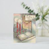 Vintage Christmas Design Briefkaart (Staand voorkant)
