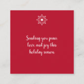 Vintage Christmas - Enclose Card Informatiekaartje (Achterkant)