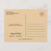 Vintage Christmas Express trein Feestdagenkaart (Achterkant)