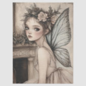 Vintage Christmas Fairy Ballerina Decoupage  Tissuepapier (Voorkant)