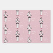 Vintage Christmas Fashion Inpakpapier Vel (Voorkant 2)