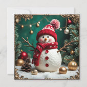 Vintage Christmas - Flat Card (Voorkant)