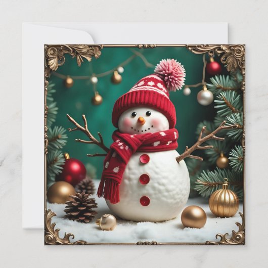 Vintage Christmas - Flat Card (Voorkant)