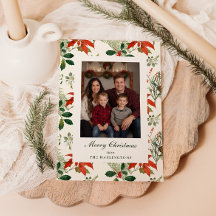 Vintage Christmas Greenery Patroon