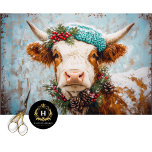 Vintage Christmas Highland Koe Decoupage Tissuepapier<br><div class="desc">Breng een vleugje rustieke charme naar uw vakantie knutselen projecten met deze vintage Christmas Highland koe ontkoppelingspapier. Met een feestelijke hoogland koe in een nostalgische kerstscène, is dit tissuepapier ideaal voor een verscheidenheid aan projecten, waaronder scrapbooking, junk journaling, doe-het-zelf vakantie decor en kerstcadeauverpakking. Perfect voor ambachtslieden die op zoek zijn...</div>