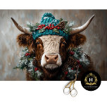 Vintage Christmas Highland Koe Decoupage Tissuepapier<br><div class="desc">Breng een vleugje rustieke charme naar uw vakantie knutselen projecten met deze vintage Christmas Highland koe ontkoppelingspapier. Met een feestelijke hoogland koe in een nostalgische kerstscène, is dit tissuepapier ideaal voor een verscheidenheid aan projecten, waaronder scrapbooking, junk journaling, doe-het-zelf vakantie decor en kerstcadeauverpakking. Perfect voor ambachtslieden die op zoek zijn...</div>