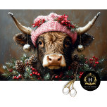 Vintage Christmas Highland Koe Decoupage Tissuepapier<br><div class="desc">Breng een vleugje rustieke charme naar uw vakantie knutselen projecten met deze vintage Christmas Highland koe ontkoppelingspapier. Met een feestelijke hoogland koe in een nostalgische kerstscène, is dit tissuepapier ideaal voor een verscheidenheid aan projecten, waaronder scrapbooking, junk journaling, doe-het-zelf vakantie decor en kerstcadeauverpakking. Perfect voor ambachtslieden die op zoek zijn...</div>