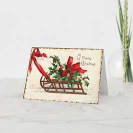 Vintage Christmas Holly 1909 Ellen Clapsaddle Feestdagen Kaart