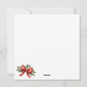 Vintage Christmas Illustration Feestdagenkaart (Achterkant)