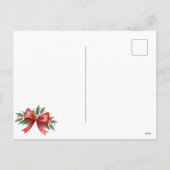 Vintage Christmas Illustration Feestdagenkaart (Achterkant)