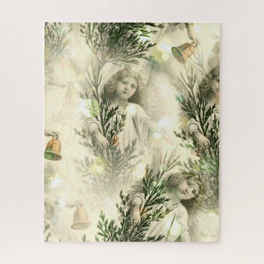 VINTAGE CHRISTMAS JIGSAW PUZZLE LEGPUZZEL (Verticaal)