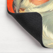 Vintage Christmas, Jolly Retro 50's Santa Claus Muismat (Hoek)