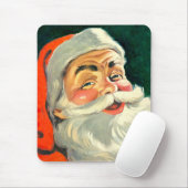 Vintage Christmas, Jolly Retro 50's Santa Claus Muismat (Met muis)