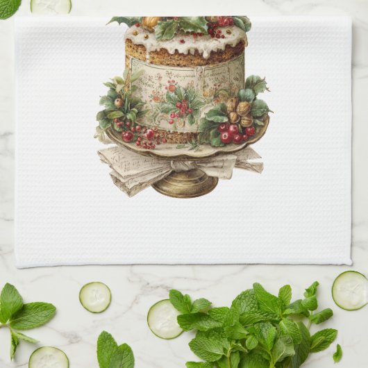 Vintage Christmas Kitchen Towel Collection Theedoek (Gevouwen)