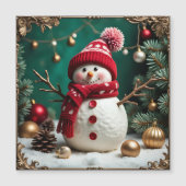 Vintage Christmas - Magnetic Card (Voorkant)