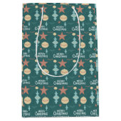 Vintage Christmas Medium Cadeauzakje (Voorkant)