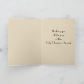 Vintage Christmas Nativity Virgin Mary Feestdagen Kaart (Binnen)