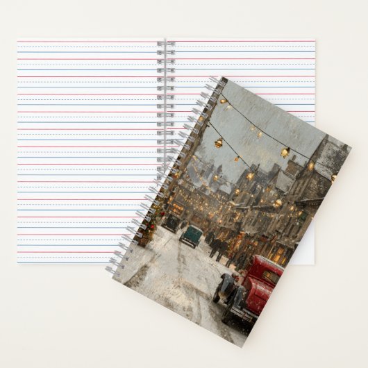 Vintage Christmas Notitieboek (Binnen)