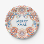 Vintage Christmas Papieren Bordje (Voorkant)