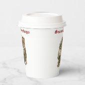  Vintage Christmas Party Tableware Collection Papieren Bekers (Links)