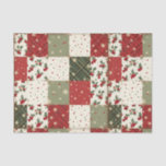 Vintage Christmas Patchwork Tissuepapier<br><div class="desc">Maak herinneringen met je familie deze kerst</div>