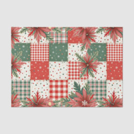 Vintage Christmas Patchwork Tissuepapier