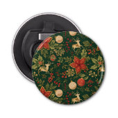 Vintage Christmas Pattern - Bottle Opener     (Voorkant)