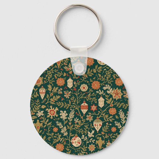 Vintage Christmas Pattern - Keychain (Voorkant)