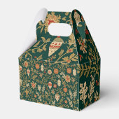 Vintage Christmas Pattern - Paper Favor Box  Bedankdoosjes (Achterkant)
