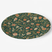 Vintage Christmas Pattern - Paper Plates Papieren Bordje (Gekanteld)